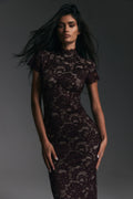 Nookie Alessia Midi Dress - Wine