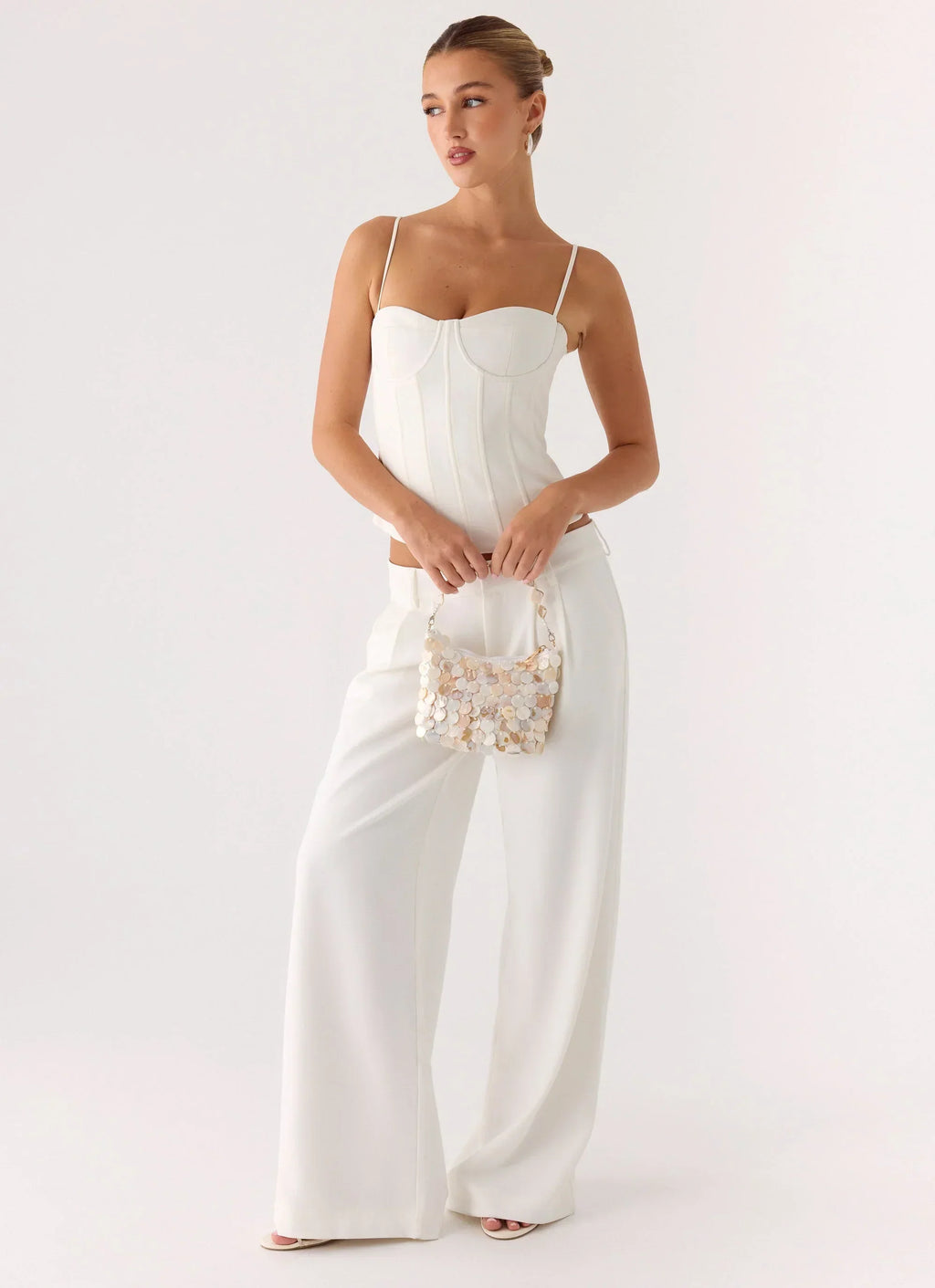 Solara Shell Bag - Ivory