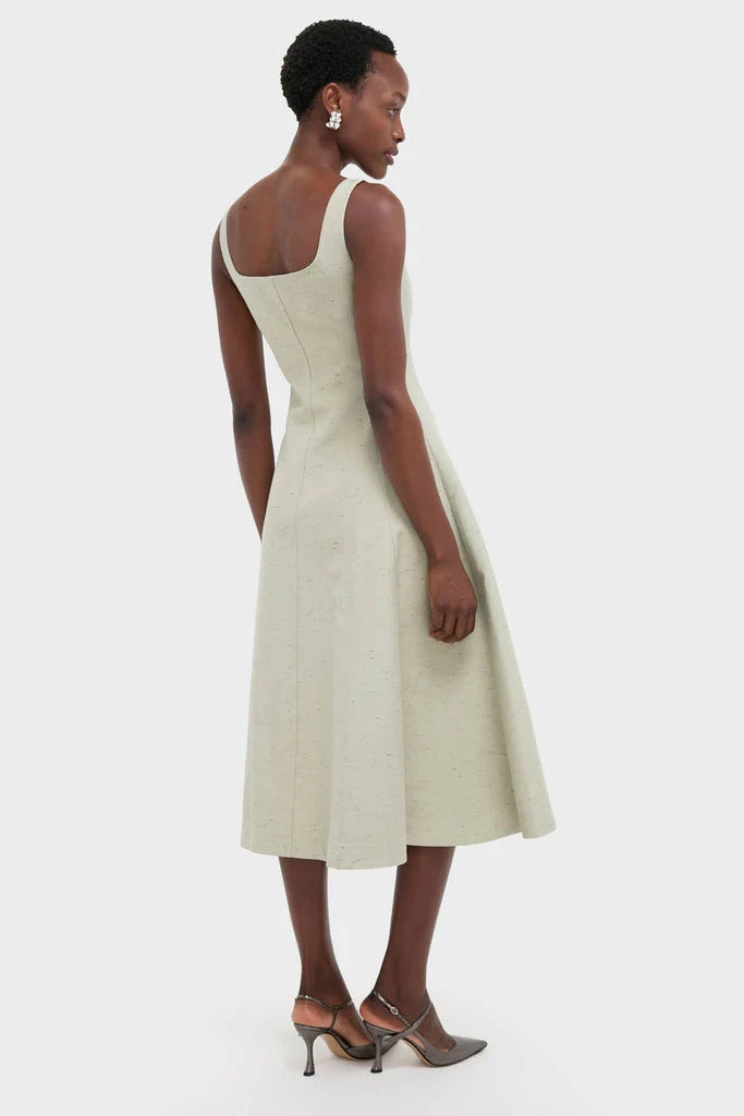 Green Lily Orrie Midi Dress