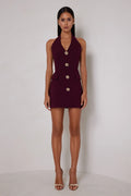 Jillian Dress - Deep Plum