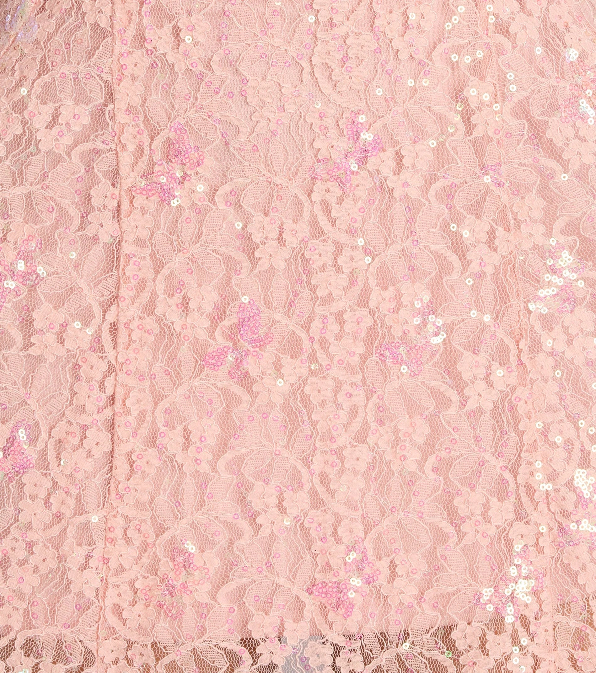 Whimsical Sparkle Butterfly Sequin Lace-Up Skater Dress
