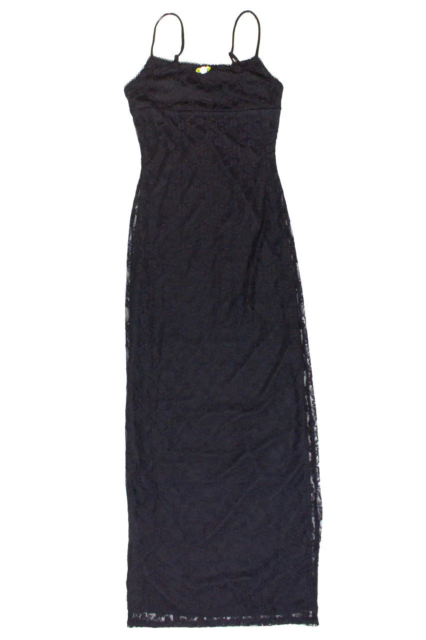 Lace Rosebud Maxi Dress