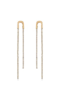 Double Chain Drop Earrings
