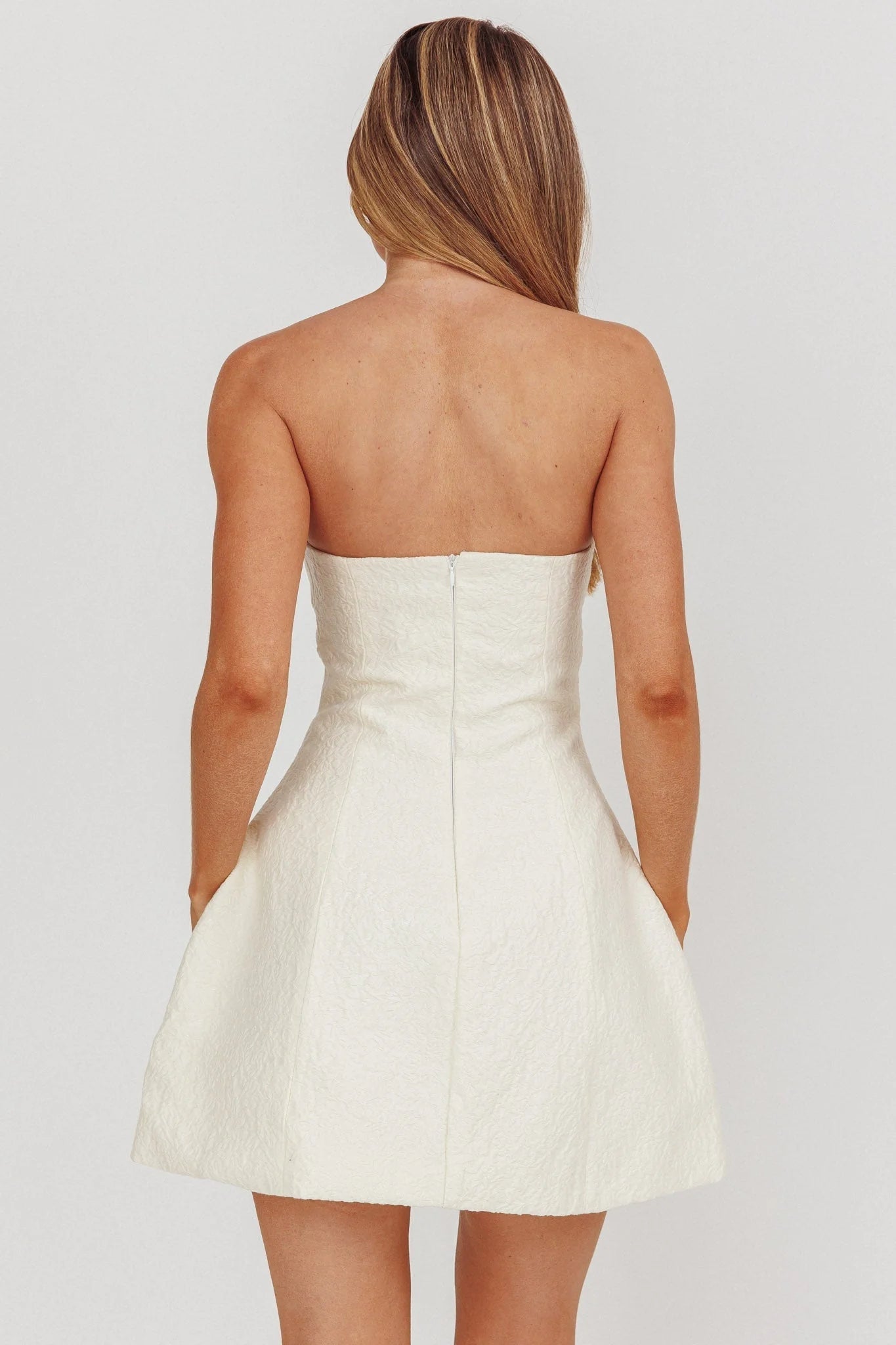 Melody Mini Dress - Cream