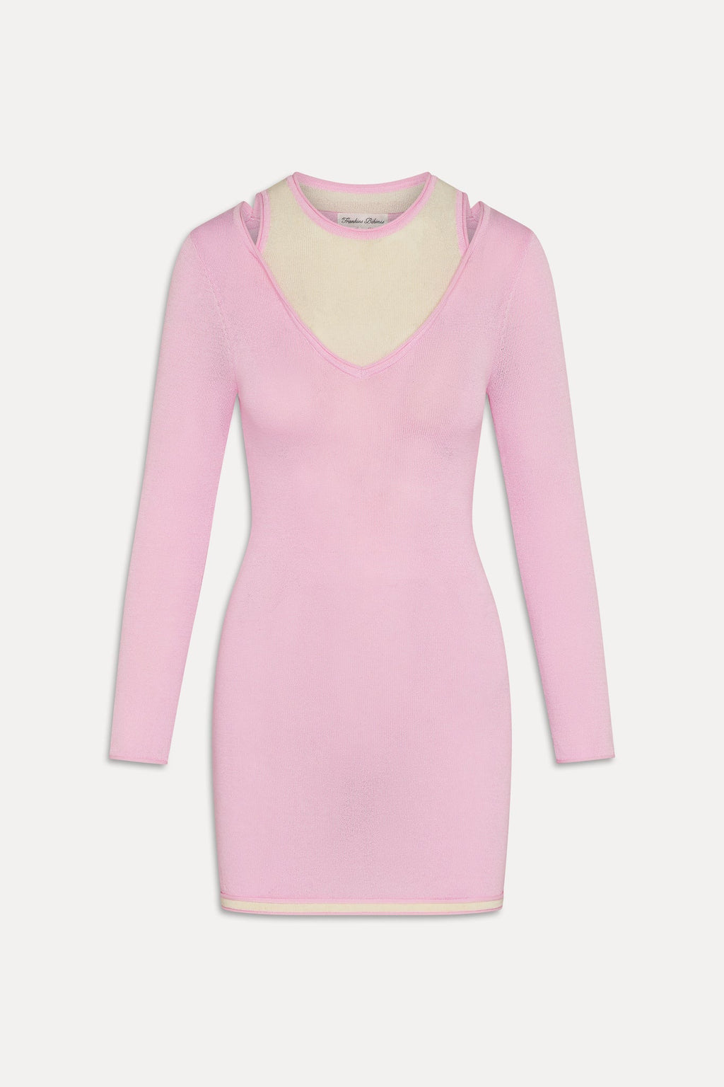 Logan Knit Mini Dress - Pink Cloud
