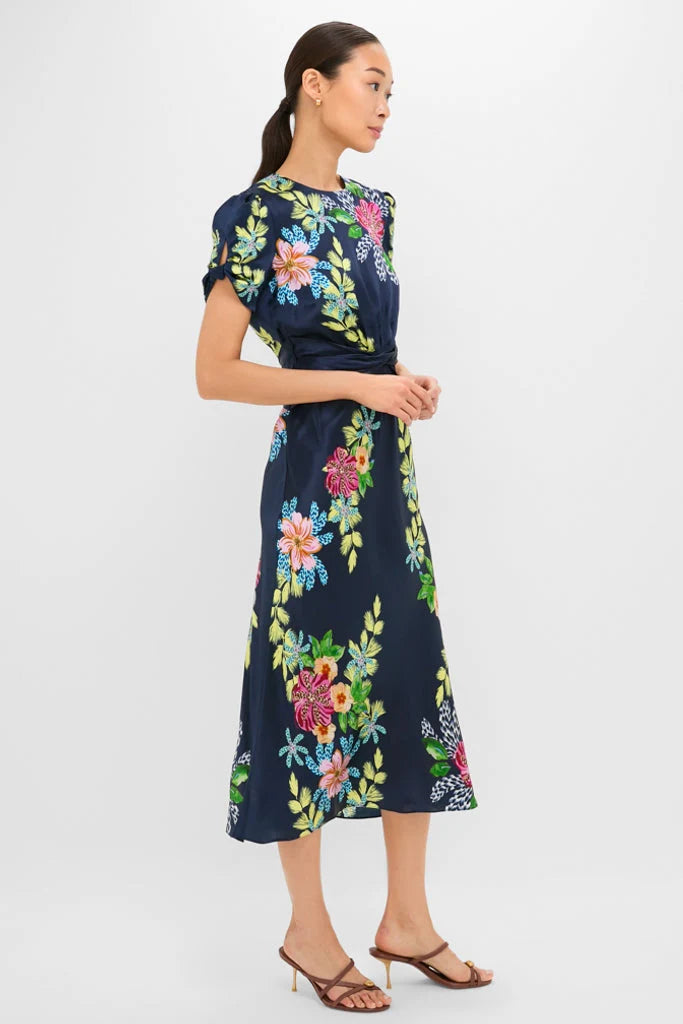 Hosta Trellis Gwen-C Midi Dress