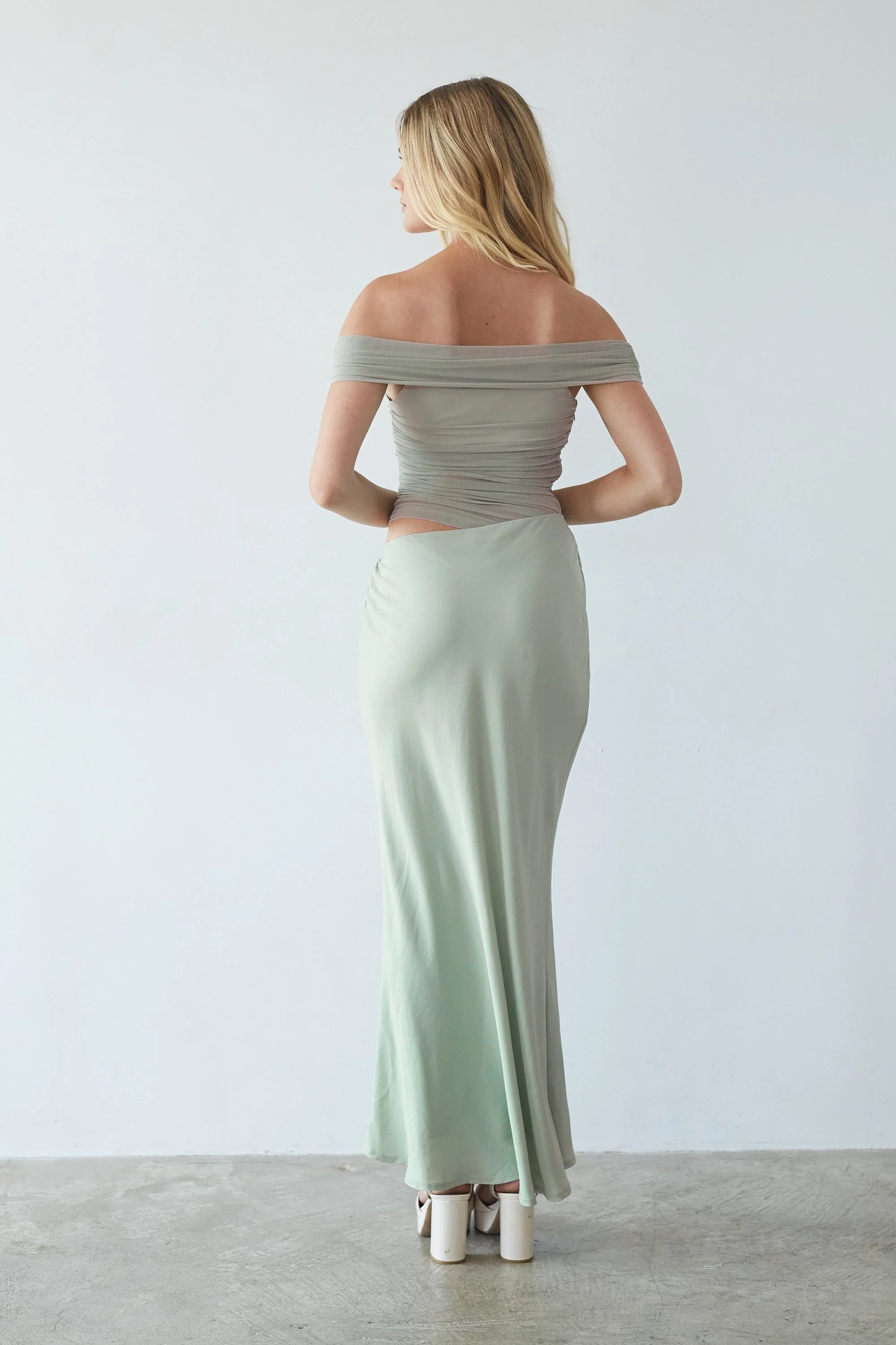 Rosalia Mesh Maxi Dress