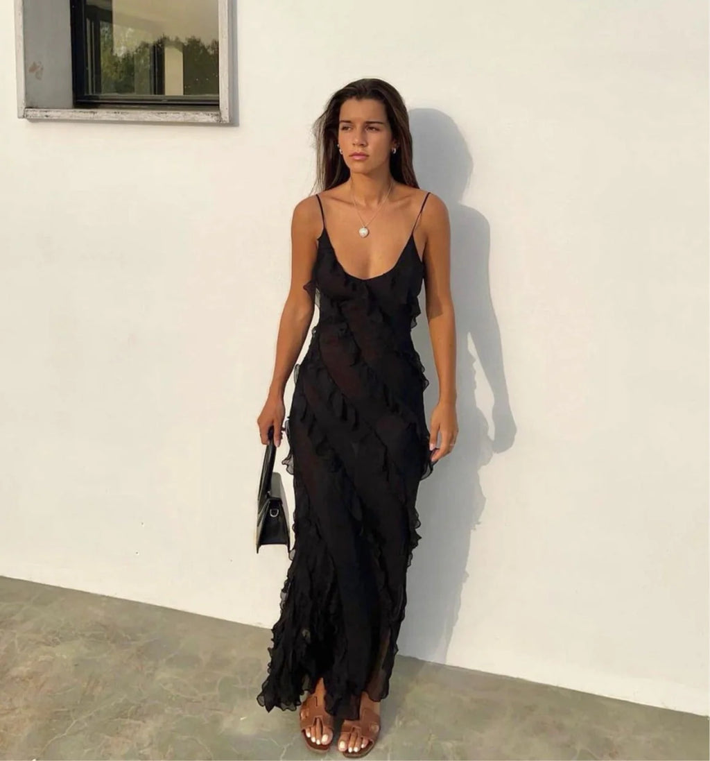Amorie - Ruffle Dress with Romantic Look