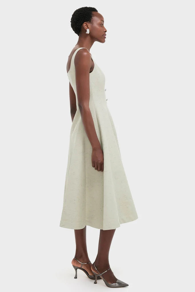 Green Lily Orrie Midi Dress