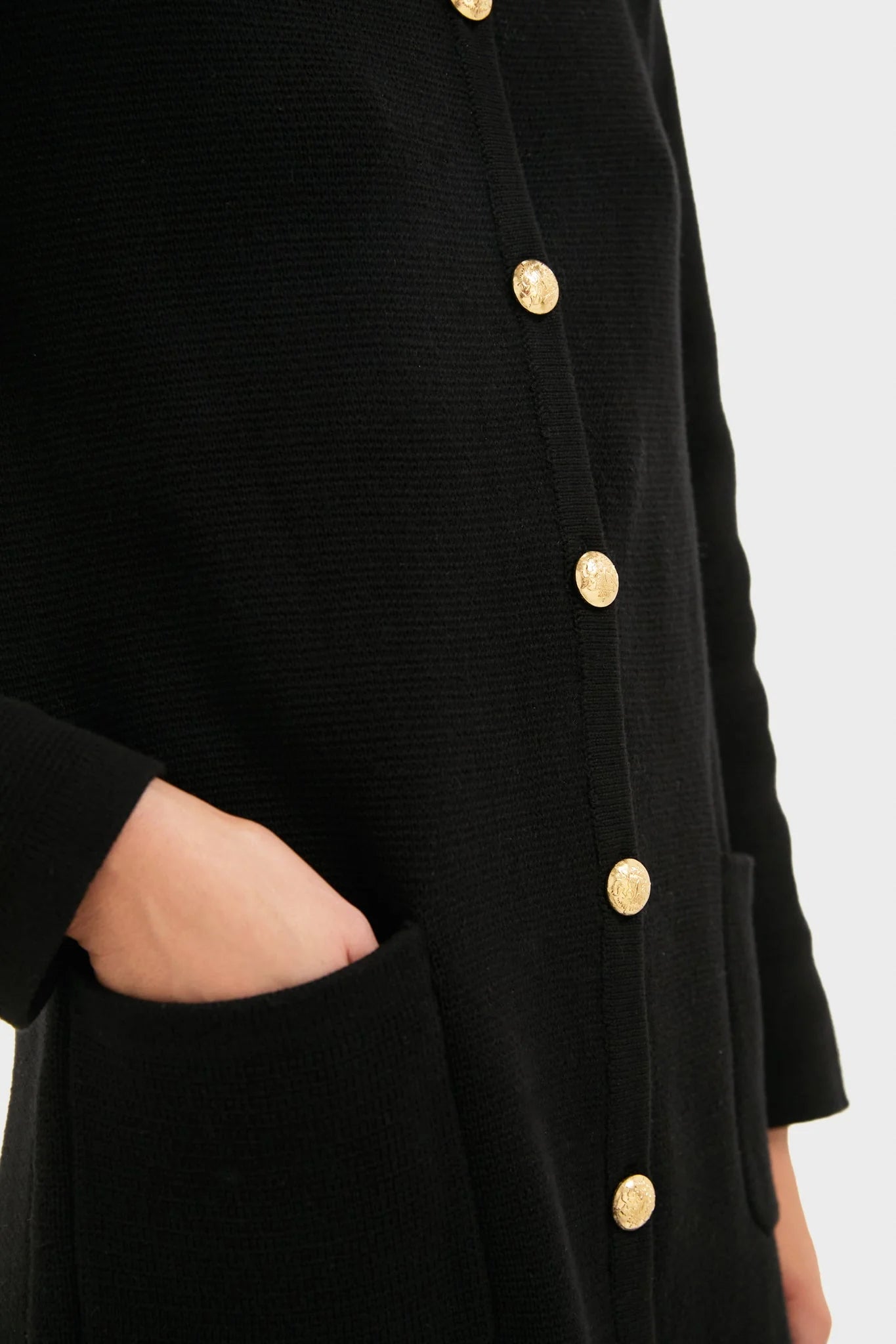 Black Knit Jaq Mini Dress