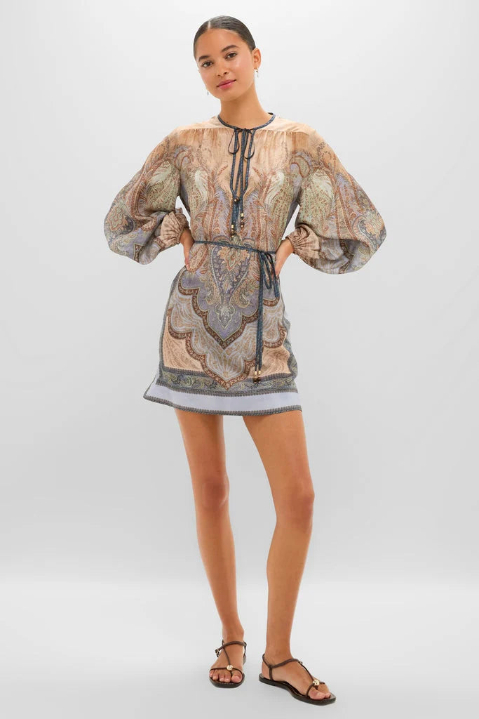 Tapestry Blue Multi Wanderlust Tunic
