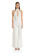 Leontina Pantsuit - White