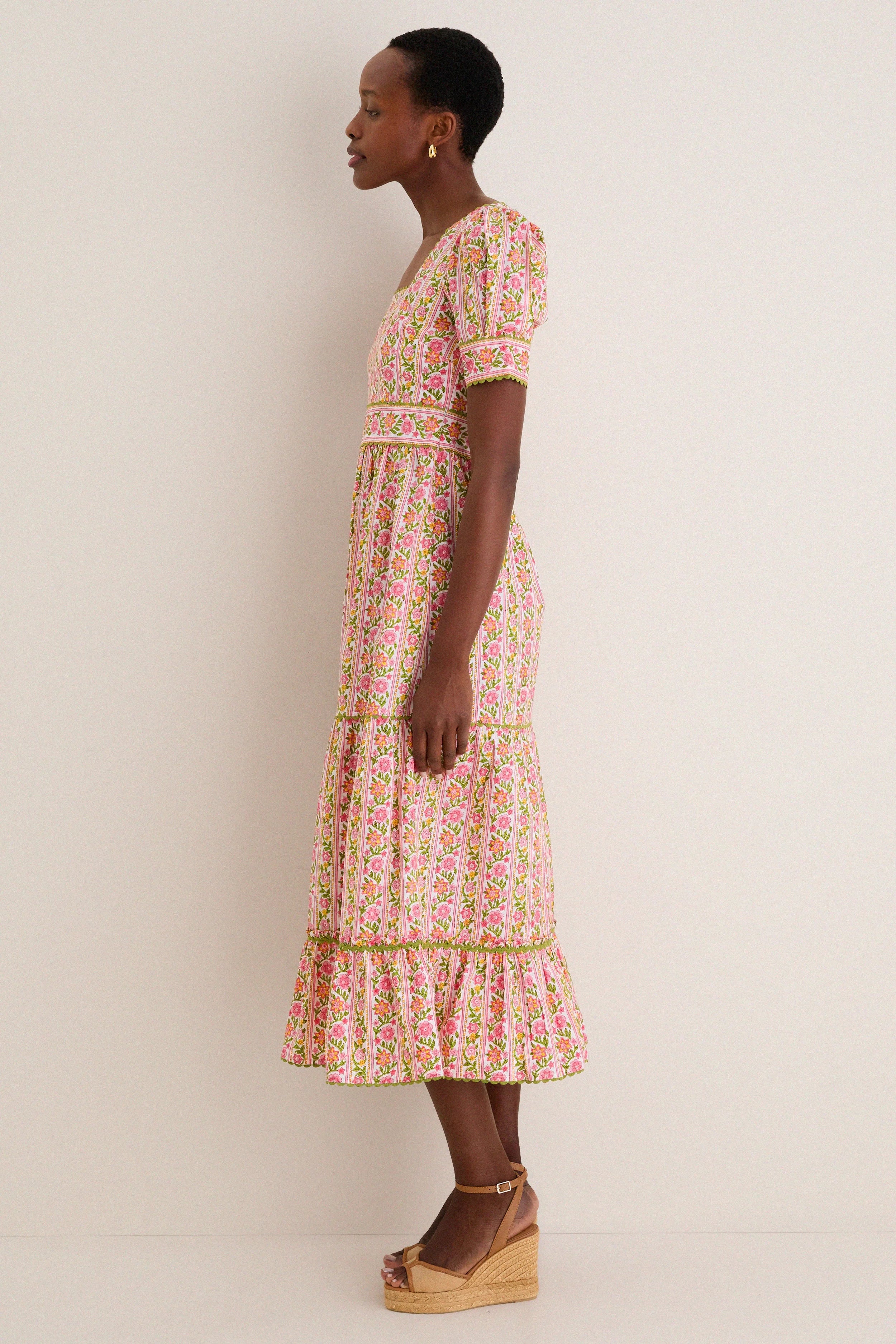 Moghul Border Evelyn Dress