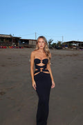 VIORA MAXI DRESS BLACK