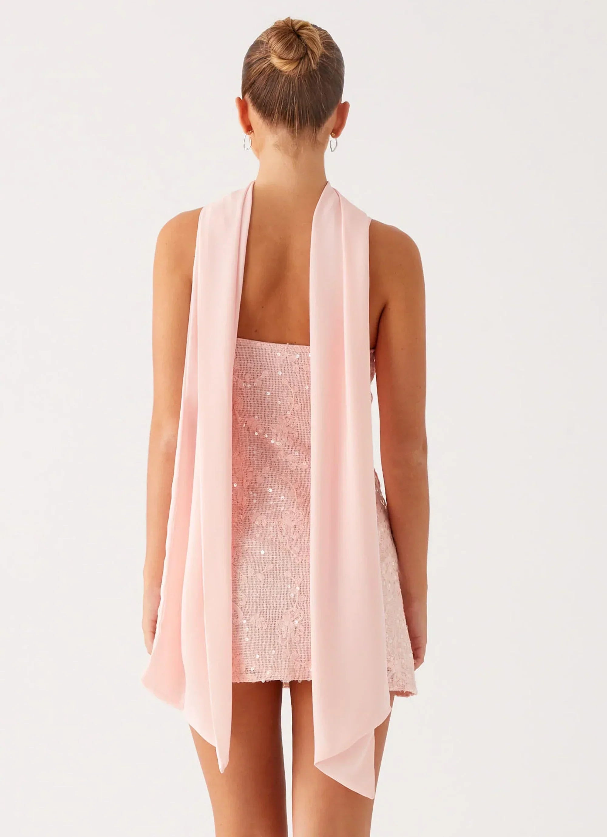 Vision Sequin Mini Dress - Pink
