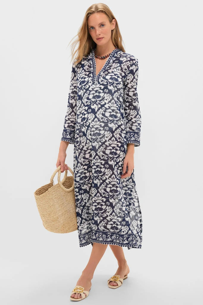 Dark Blue Giada Caftan