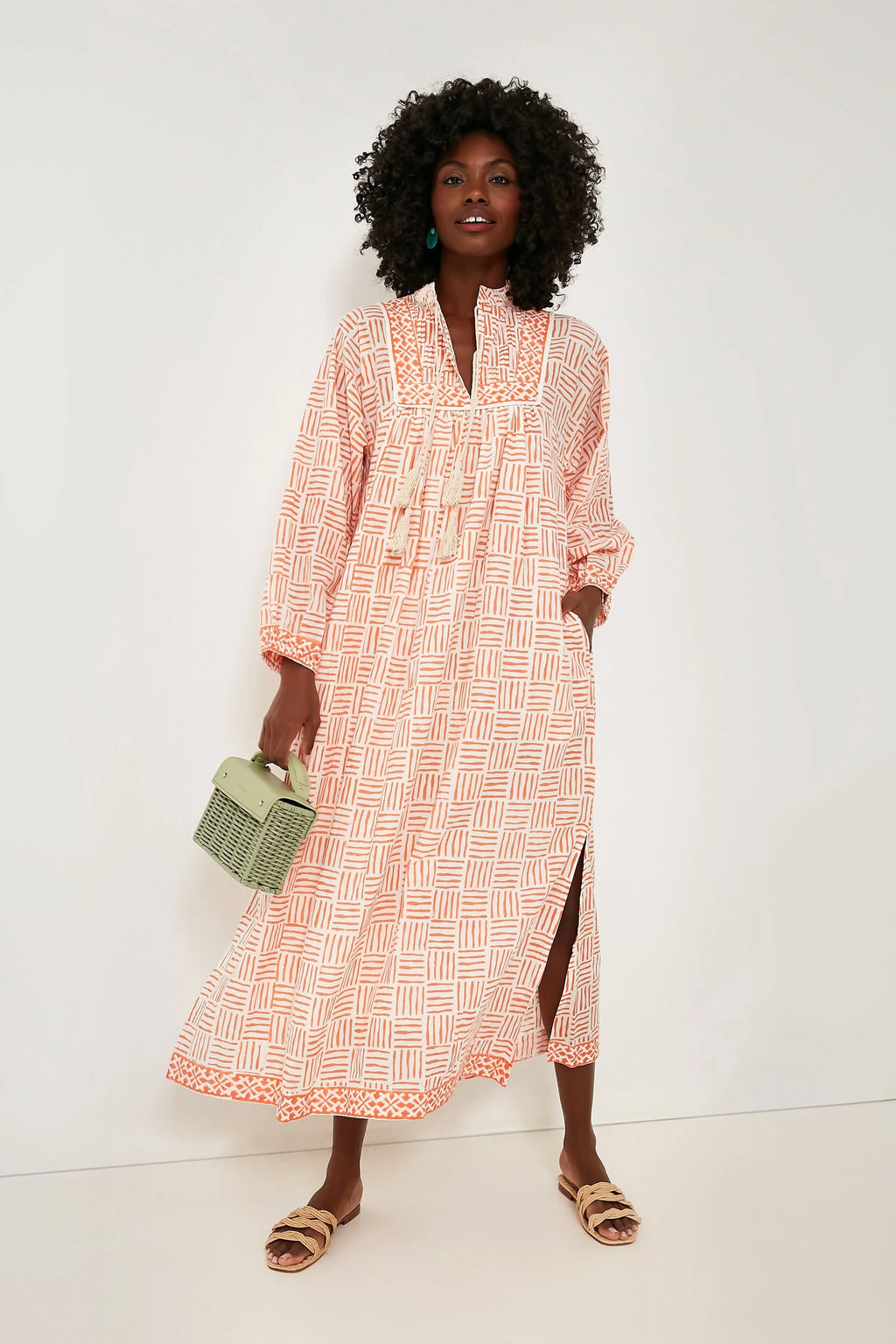 Coral Endless Summer Kaftan