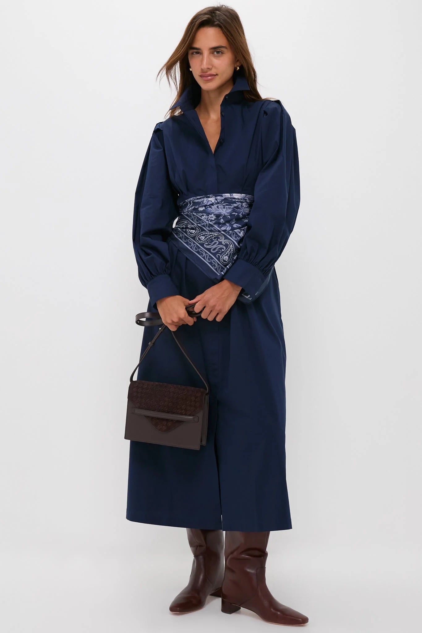 Navy Corinne Dress