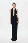 Misha Vanessa Jersey Maxi Dress - Black