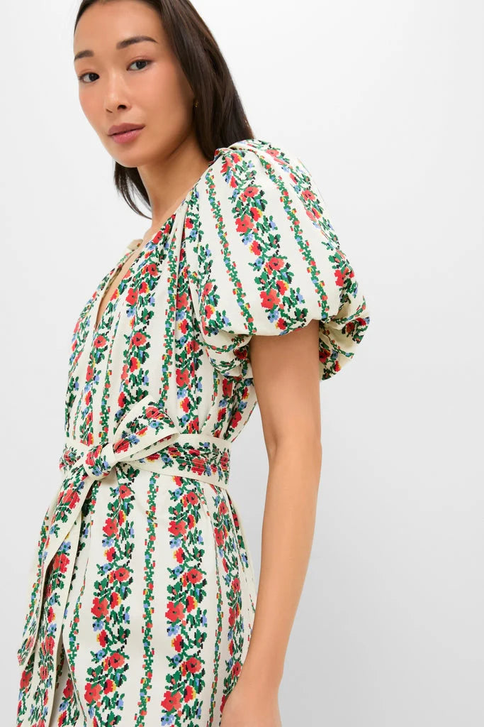 Tapestry Floral Fairground Dress