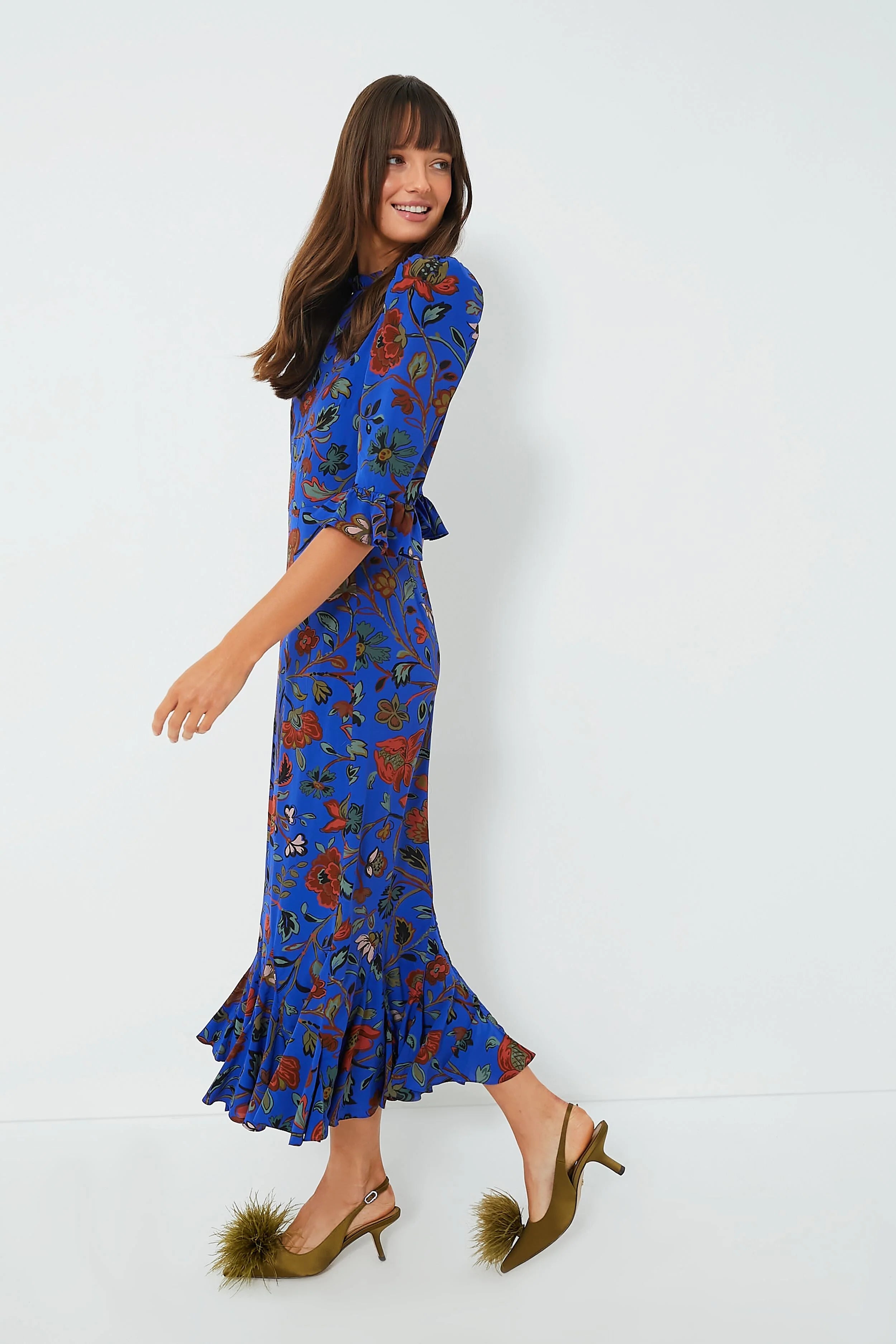 Royal Vichy Rose Felix Dress