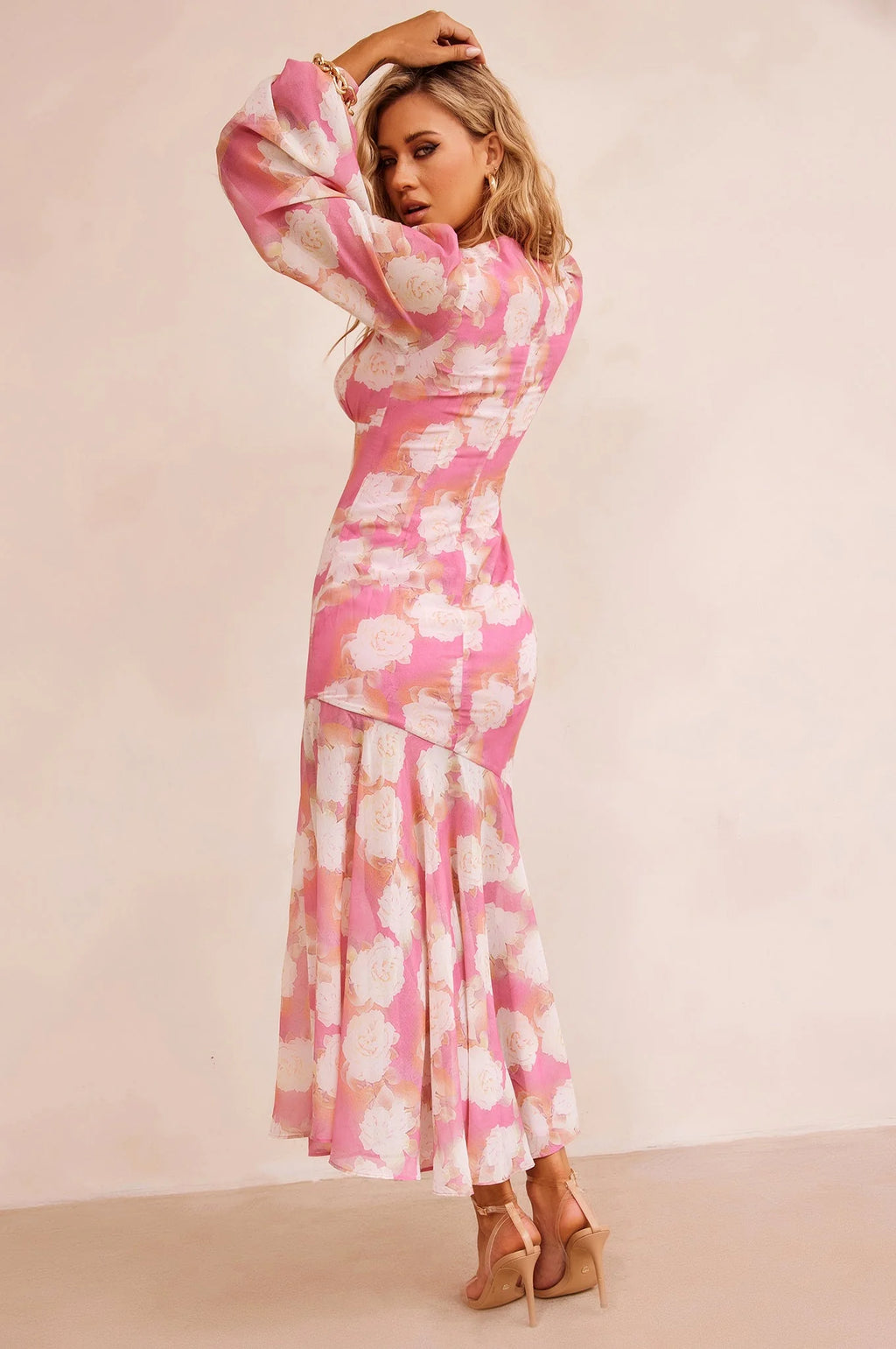 Formation Midi Dress - Pink