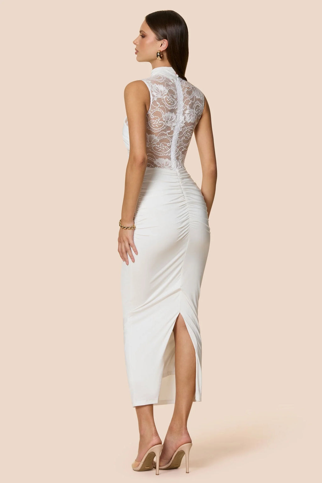 Nookie Rhianna Midi Dress - Ivory