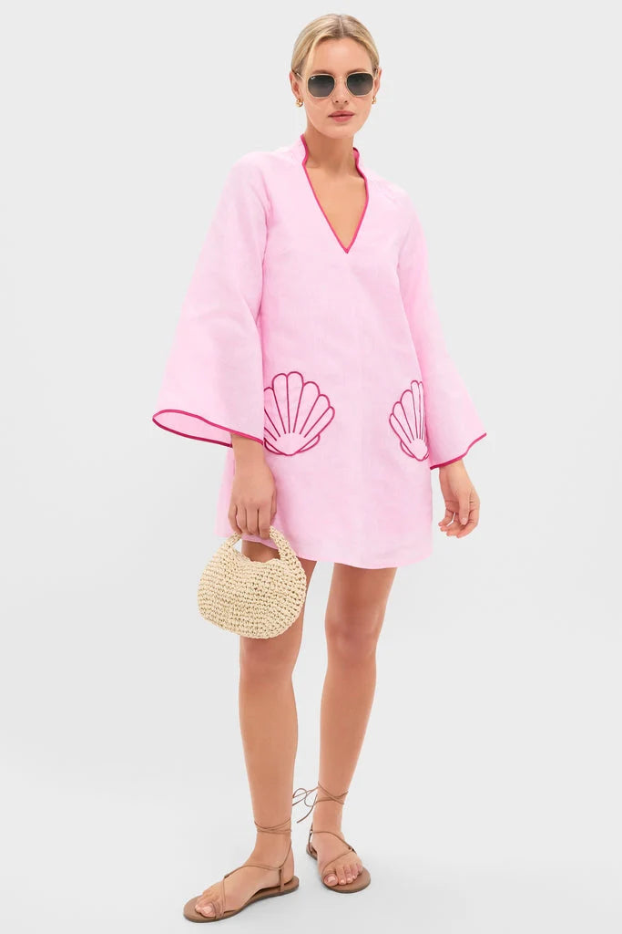 Pink Seashell Oceana Mini Dress