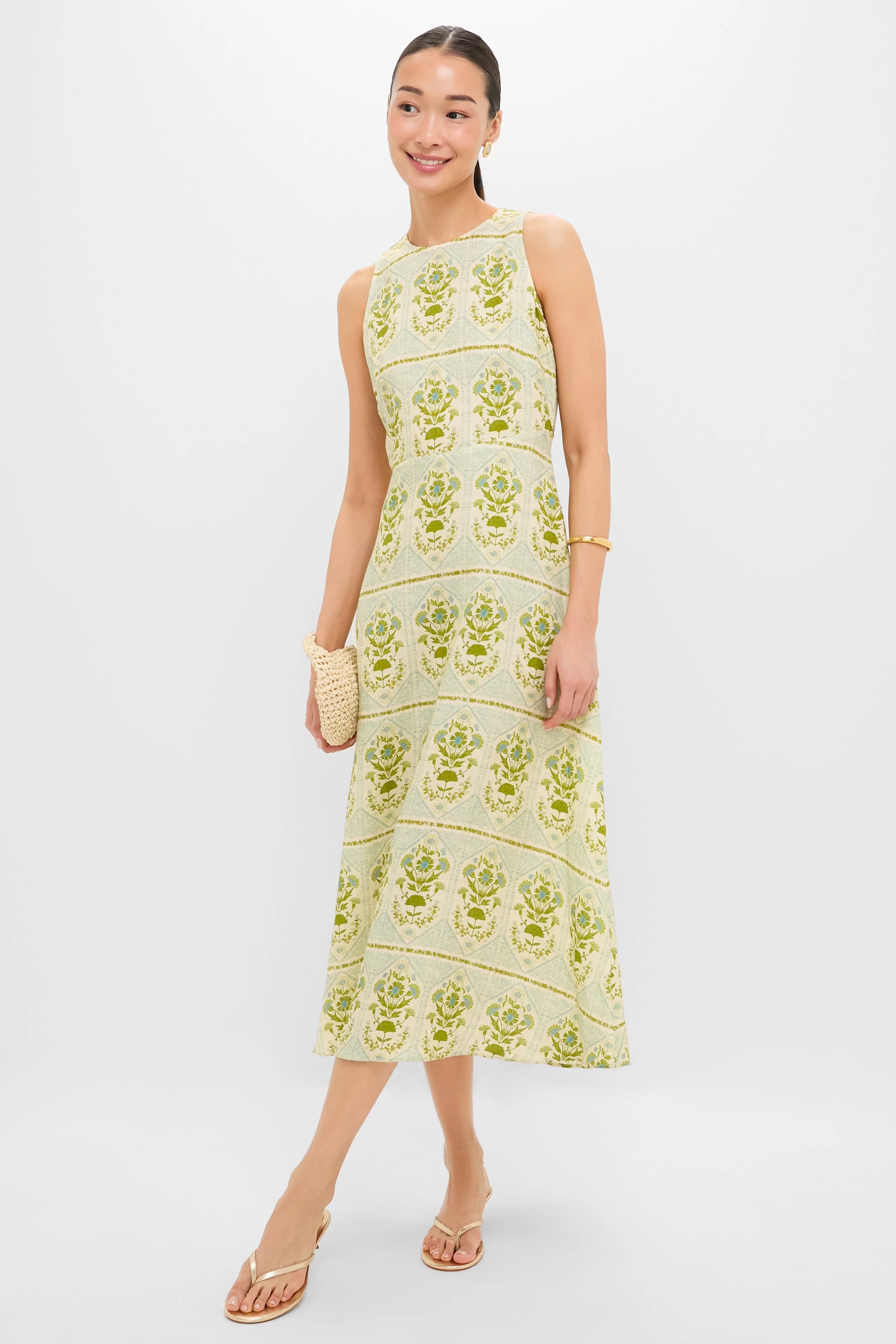 Green Trellis Faith Dress