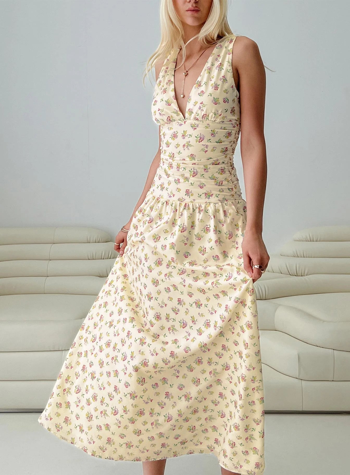 Esthie Maxi Dress Multi Floral