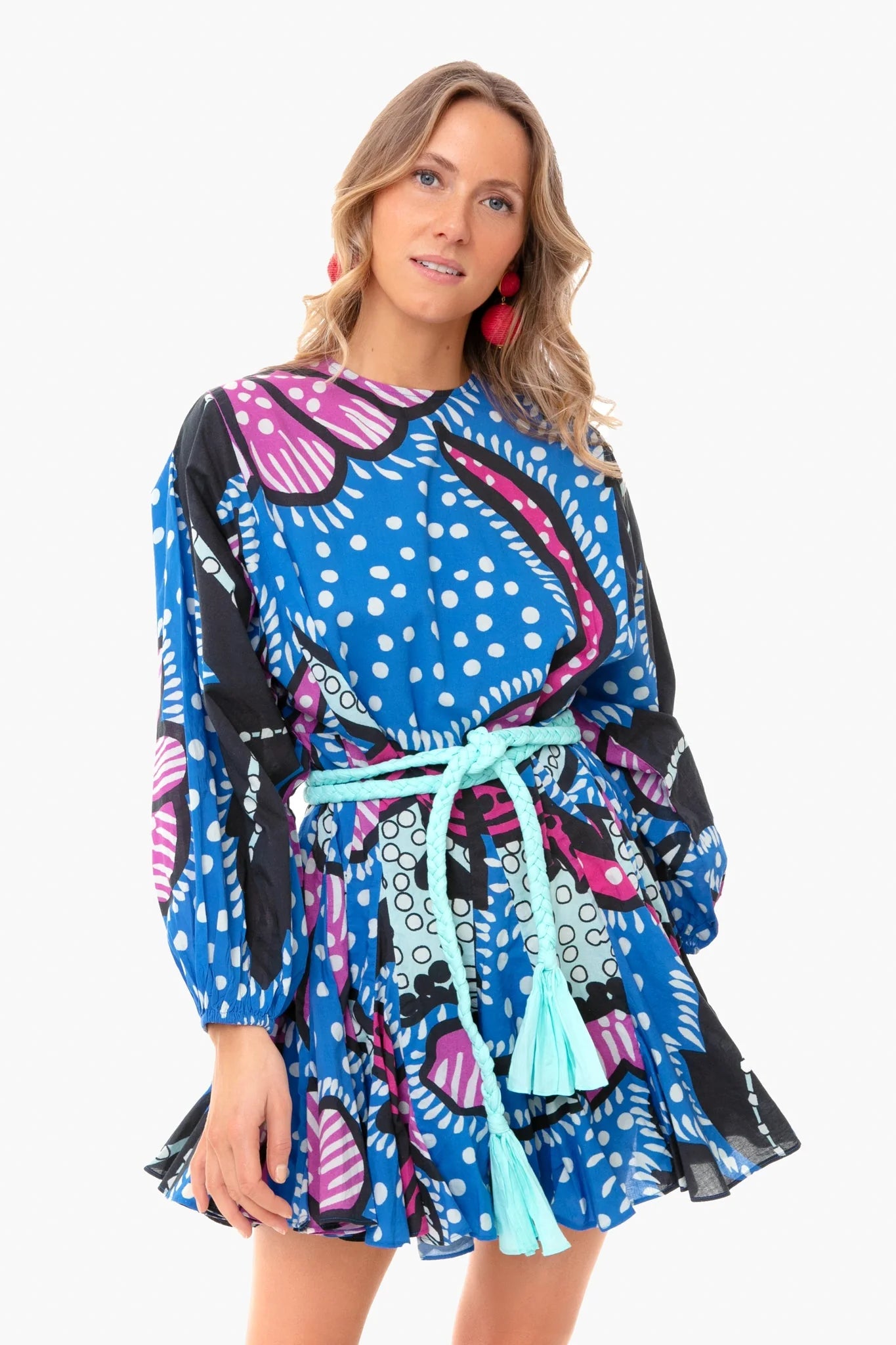 Purple Psychedelic Ella Dress