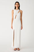 Misha Chloe Knit Maxi Dress - Ivory
