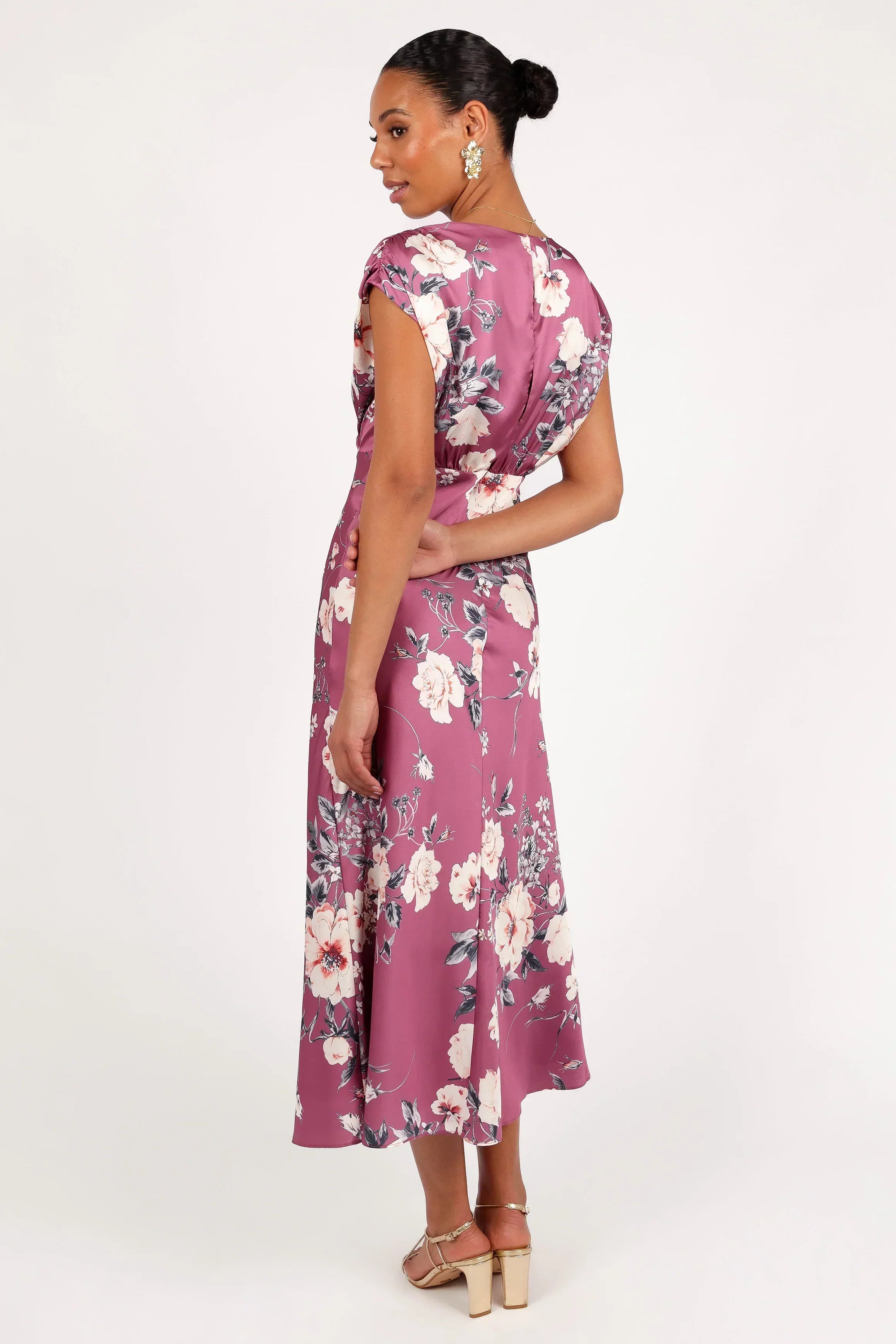 Amarlee Maxi Dress - Dark Rose Floral